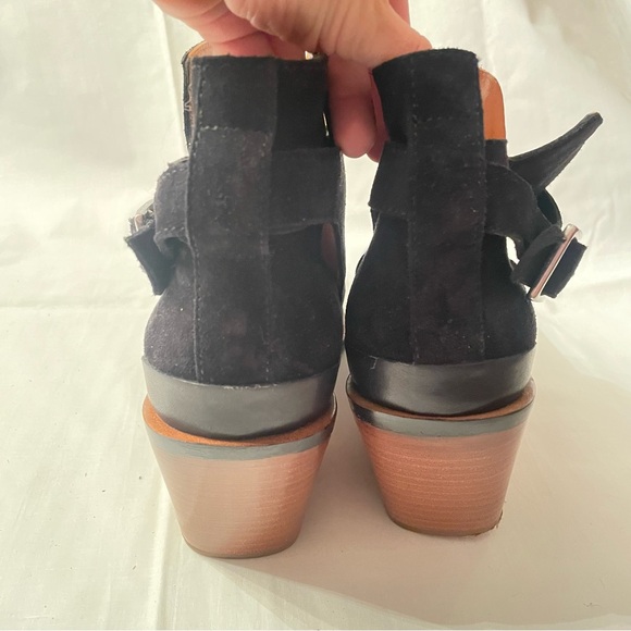 Black Leather Rag & Bone Ankle Boots Size 41 (Approx. US 11) - Picture 5 of 7